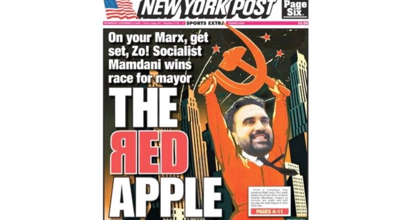 Capa do NY Post