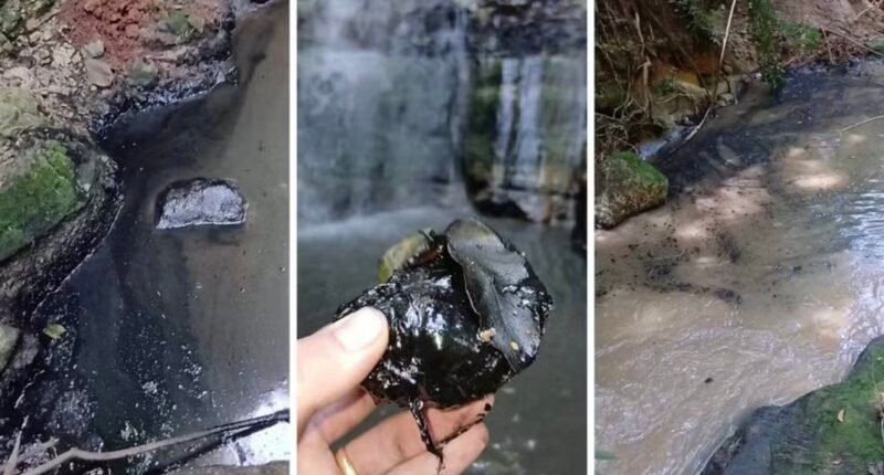 Cetesb exige a remoção dos resíduos do leito do córrego