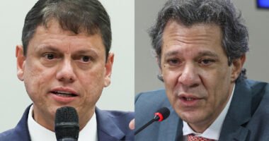 Pesquisa eleitoral aponta que Tarcísio de Freitas pode vencer no primeiro turno em São Paulo